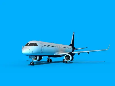 Embraer Emb-190 Corporate 2 3D model