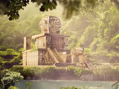 Golden Temple Free 3D model