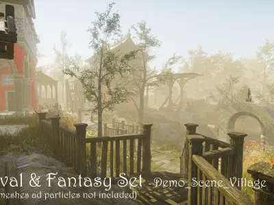 Medieval and Fantasy Set  3D model