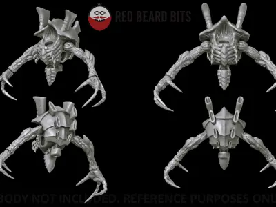 Xenoteras  Despot - Monster Sword and Monster Claws 3D print model