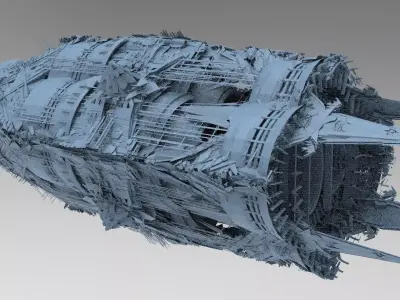 Grand Cigar zeppelin 4  3D model