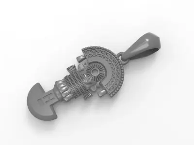 inca pendant 3D print model
