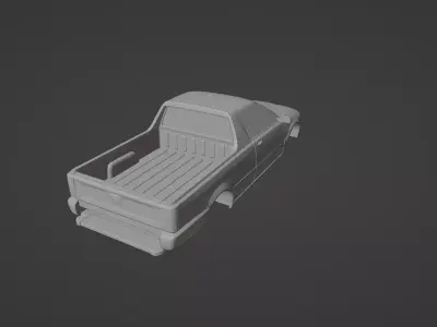 2002 Proton Jumbuck Low-poly 3D model