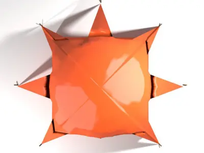 Tent - Dome 3D model