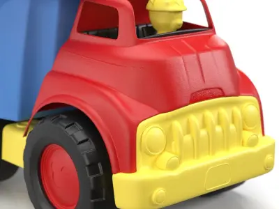 Green Toys Disney Baby Exclusive Mickey Mouse Dump Truck PBR 3D model