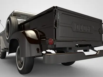 Dodge Power Wagon  3D model purchase