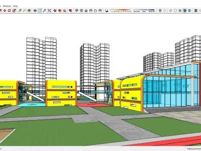 Sketchup Kindergarten 102 3D model