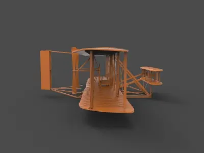 Wright Brothers Flyer 3d 3D print model