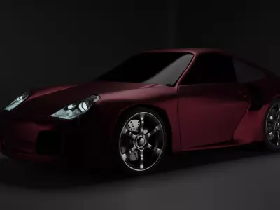 Porsche 911 Free 3D model by yelement743