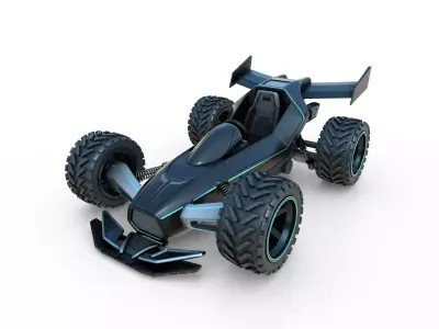 Off road Go Kart 3D model get