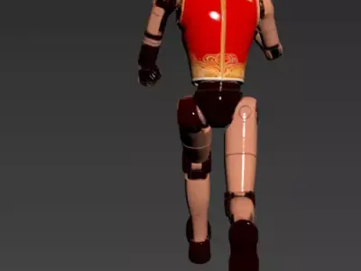 Spring Festival Gala - Running Robot 3 3D model