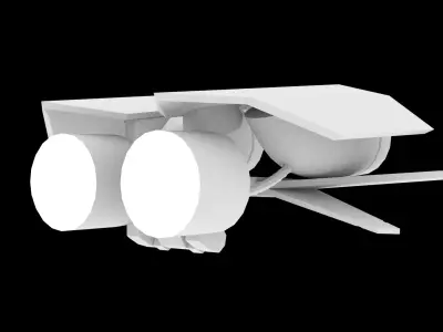Low-Poly Drone Low-poly 3D model