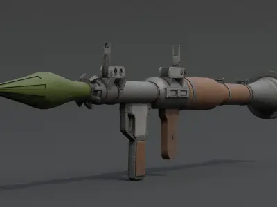 RPG-7 3D model purchase