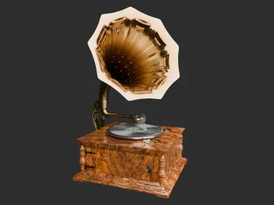grammophyon   Free 3D model