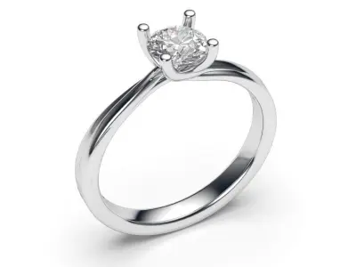solitaire with ring sizes  8 part S59 3D print model