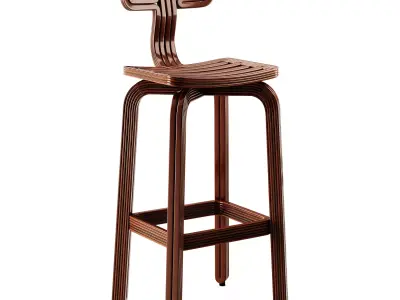 Kooij Chubby Bar Stool 3D model