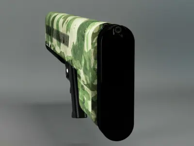 Laser carbine 3D model