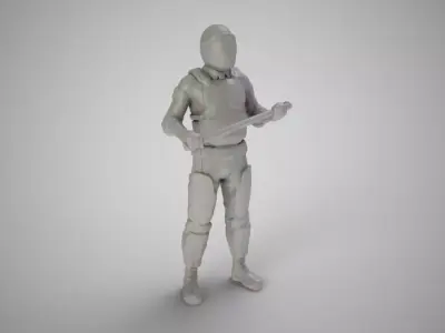 Riot Cop 3D print model