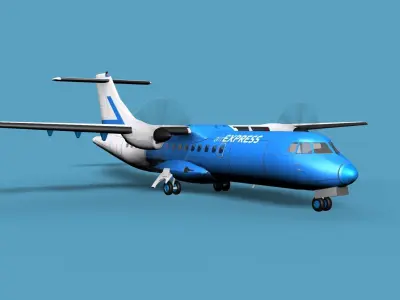 ATR  ATR-42-500 Air Express 3D model