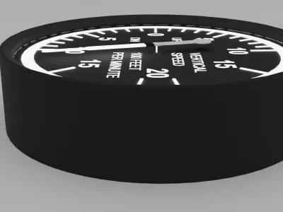 Vertical Speed Indicator 3D model