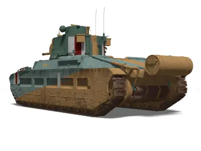 Mark II Matilda II Mk III IV 3D model