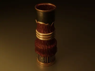 3D Arm-Guard Low-poly 3D model
