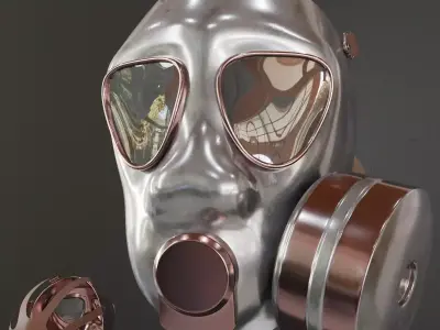 Mk Basemesh Gasmask 003 Free 3D model