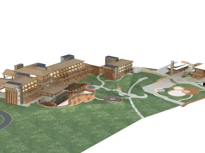 Villa 3D model