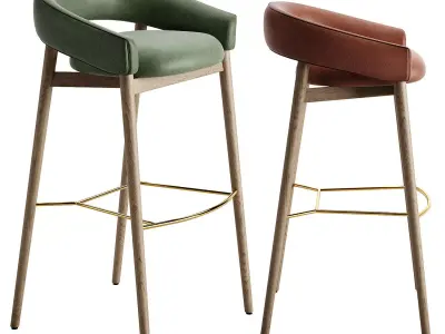 Dino Bar Stool 3D model