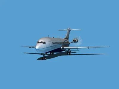 Boeing 7X7-2 Jet Fan V207 3D model