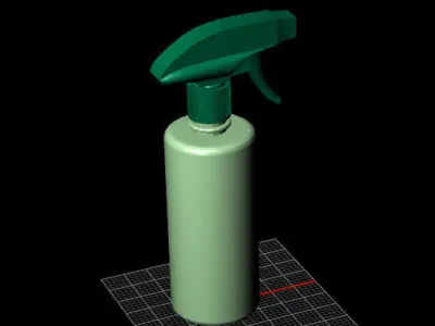 3D Model of the Spray Low-poly 3D model