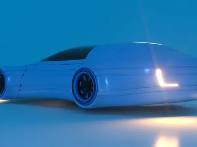 Future Car 33 3D model