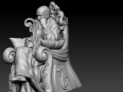 Guruji shukrana Idol  3D print model