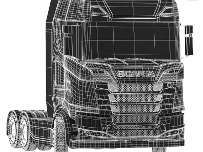 scania 680 s v8 3D model