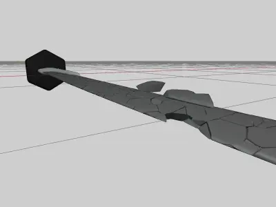 Thousand Demon Daggers from scissor Seven Low-poly 3D model