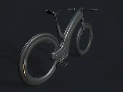 ElectroVelo futuristic bike design 3D model