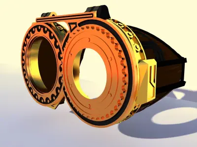 Steampunk GOGGLES - 3D Printing STL - Cosplay - Halloween 3D print model