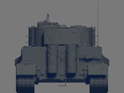 Tiger E 3D model