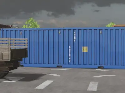 Shipping Container Yard 3D model