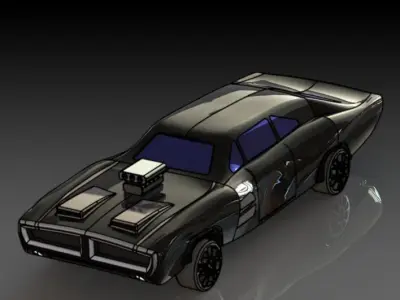 Dodge Charger Free 3D print model