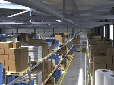 Warehouses Pack 3D model purchase