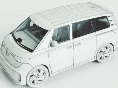 Volkswagen id buzz 3d 3D model
