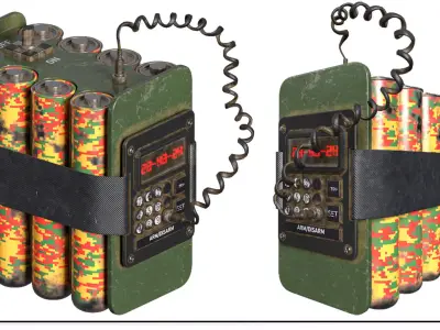 Dynamite 17 3D model
