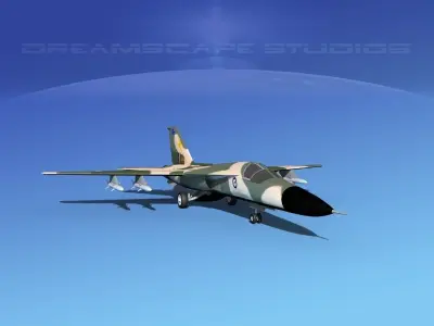 General Dynamics F-111 Aardvark RAAF 3D model