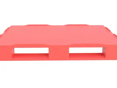 Plastic Pallet 02 3D model