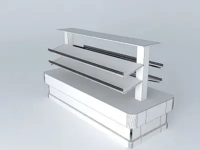 Kit617 Gondola Leaning Island Free 3D model