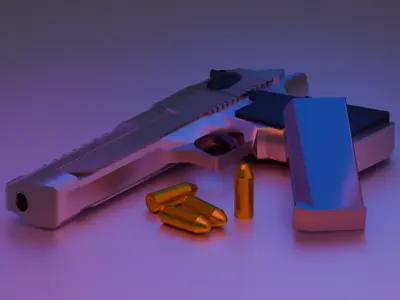 Desert Eagle 3D model purchase