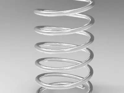 Realistic Movement Spring Free 3D model