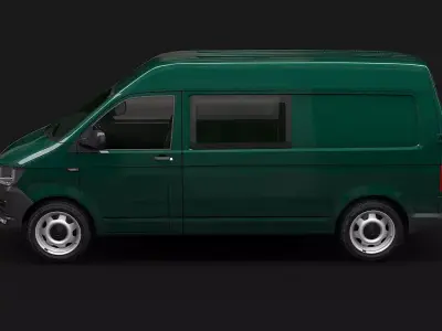 VW Transporter T6 High Roof 3D model