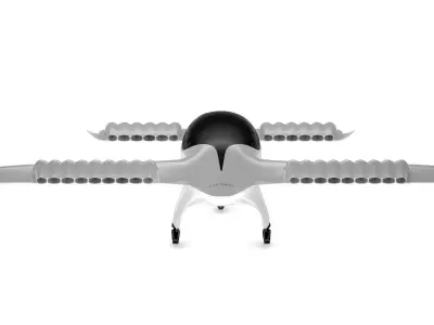 Lilium Jet Flying Taxi 2024 3D model